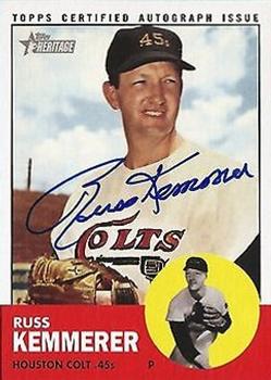 2012 Topps Heritage - Real One Autographs #ROA-RK Russ Kemmerer Front