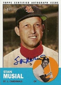 2012 Topps Heritage - Real One Autographs #ROA-SM Stan Musial Front
