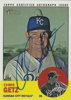 2012 Topps Heritage - Real One Autographs #ROA-CG Chris Getz Front