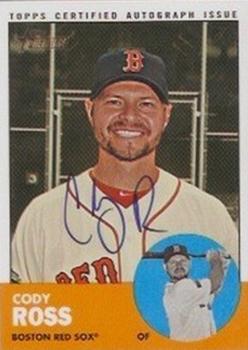 2012 Topps Heritage - Real One Autographs #ROA-CR Cody Ross Front