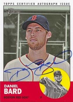 2012 Topps Heritage - Real One Autographs #ROA-DB Daniel Bard Front