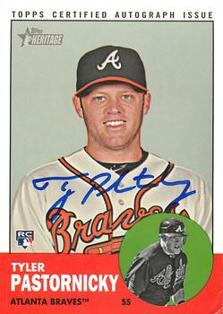 2012 Topps Heritage - Real One Autographs #ROA-TP Tyler Pastornicky Front