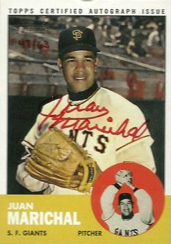2012 Topps Heritage - Real One Autographs Red Ink #ROA-JM Juan Marichal Front