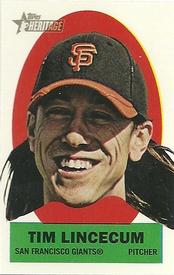 2012 Topps Heritage - Stick-Ons #18 Tim Lincecum Front