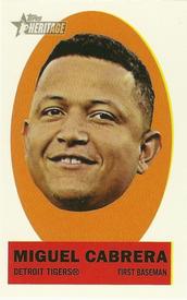 2012 Topps Heritage - Stick-Ons #1 Miguel Cabrera Front