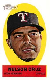 2012 Topps Heritage - Stick-Ons #2 Nelson Cruz Front