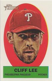 2012 Topps Heritage - Stick-Ons #38 Cliff Lee Front