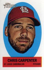 2012 Topps Heritage - Stick-Ons #14 Chris Carpenter Front