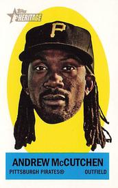 2012 Topps Heritage - Stick-Ons #16 Andrew McCutchen Front