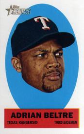 2012 Topps Heritage - Stick-Ons #34 Adrian Beltre Front