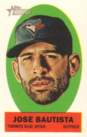 2012 Topps Heritage - Stick-Ons #3 Jose Bautista Front