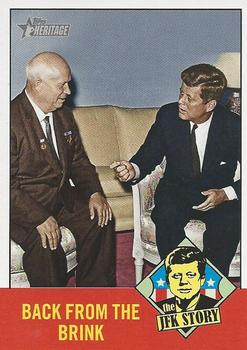 2012 Topps Heritage - The JFK Story #JFK7 John Kennedy Cuban Crisis Front
