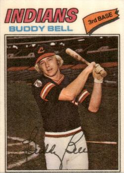 1977 Topps Cloth Stickers #2 Buddy Bell Front
