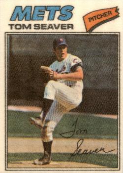1977 Topps Cloth Stickers #42 Tom Seaver Front