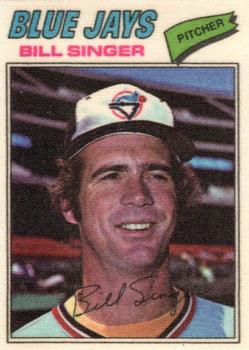 1977 Topps Cloth Stickers #44 Bill Singer Front