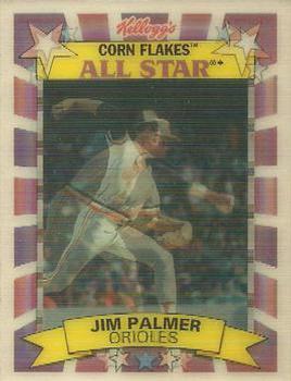 1992 Kellogg's Corn Flakes All-Stars #3 Jim Palmer Front