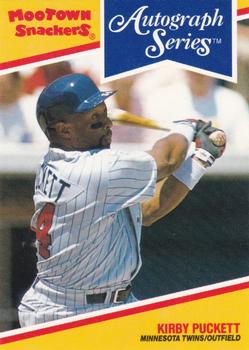 1992 MooTown Snackers #6 Kirby Puckett Front