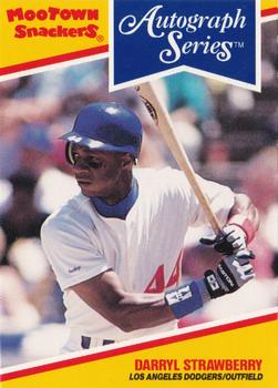1992 MooTown Snackers #11 Darryl Strawberry Front