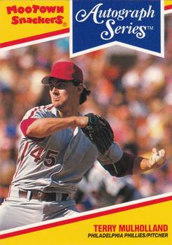 1992 MooTown Snackers #16 Terry Mulholland Front