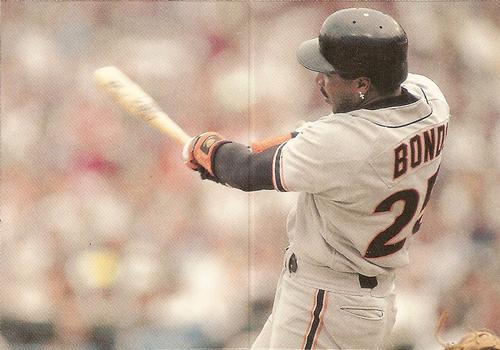 1995 Post Collector Series 3x5 #11 Barry Bonds Back