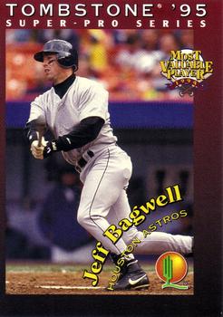 1995 Tombstone Pizza Super-Pro Series #4 Jeff Bagwell Front