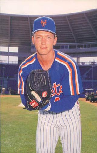 1988 Barry Colla New York Mets Postcards #1688 David Cone Front