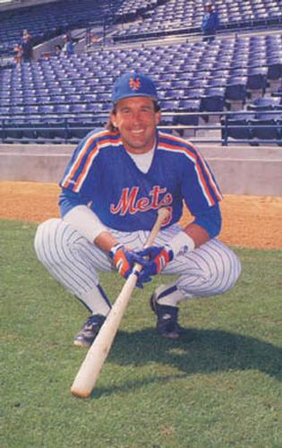 1988 Barry Colla New York Mets Postcards #188 Gary Carter Front