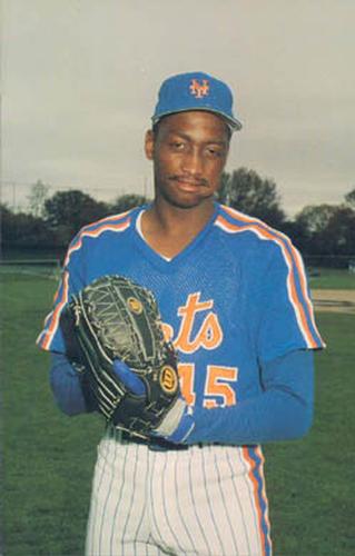 1988 Barry Colla New York Mets Postcards #1988 Reggie Dobie Front