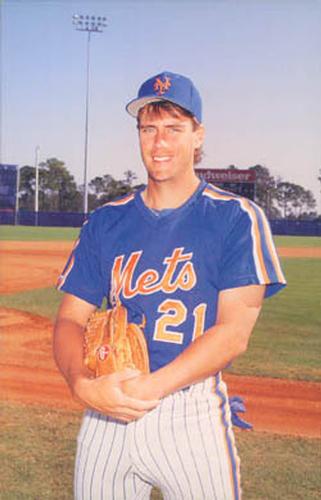 1988 Barry Colla New York Mets Postcards #2288 Kevin Elster Front