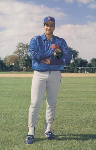 1988 Barry Colla New York Mets Postcards #2388 Sid Fernandez Front