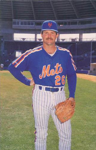 1988 Barry Colla New York Mets Postcards #3188 Terry Leach Front