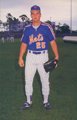 1988 Barry Colla New York Mets Postcards #3888 Keith Miller Front
