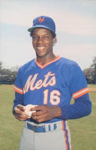 1988 Barry Colla New York Mets Postcards #488 Dwight Gooden Front