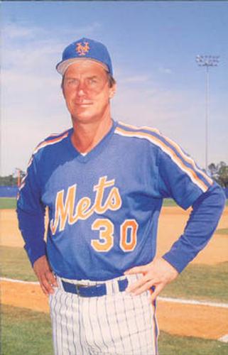 1988 Barry Colla New York Mets Postcards #4988 Mel Stottlemyre Front
