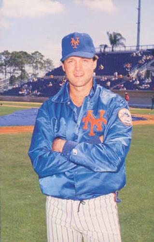 1988 Barry Colla New York Mets Postcards #788 Roger McDowell Front