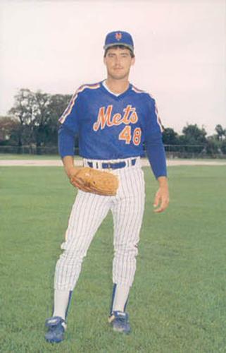 1988 Barry Colla New York Mets Postcards #888 Randy Myers Front