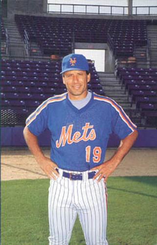 1989 Barry Colla New York Mets Postcards #1689 Bob Ojeda Front
