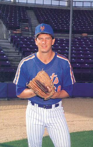 1989 Barry Colla New York Mets Postcards #2389 Terry Bross Front