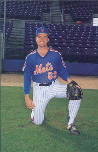 1989 Barry Colla New York Mets Postcards #2789 Tim Drummond Front
