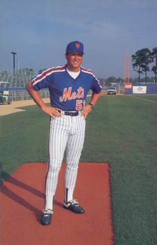 1989 Barry Colla New York Mets Postcards #3489 Clint Hurdle Front