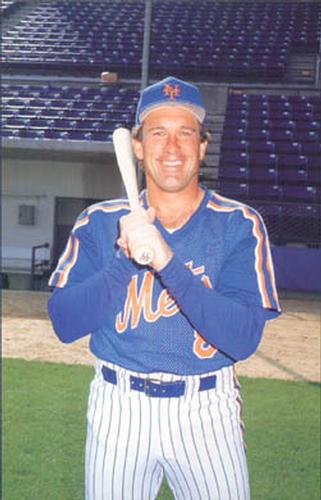 1989 Barry Colla New York Mets Postcards #389 Gary Carter Front
