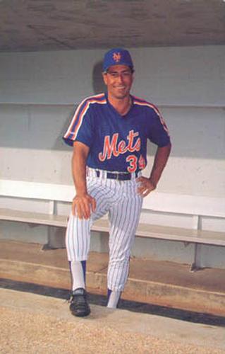 1989 Barry Colla New York Mets Postcards #4889 Sam Perlozzo Front