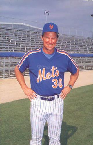 1989 Barry Colla New York Mets Postcards #5489 Mel Stottlemyre Front
