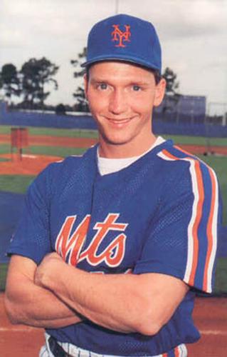 1990 Barry Colla New York Mets Postcards #1290 David Cone Front