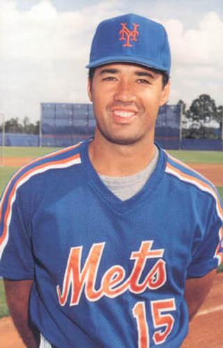 1990 Barry Colla New York Mets #1390 Ron Darling Front