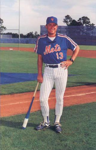 1990 Barry Colla New York Mets Postcards #1590 Clint Hurdle Front