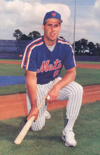 1990 Barry Colla New York Mets Postcards #1990 Mike Marshall Front