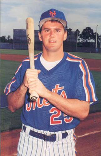 1990 Barry Colla New York Mets Postcards #2090 Keith Miller Front