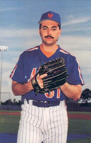 1990 Barry Colla New York Mets Postcards #290 John Franco Front