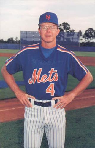 1990 Barry Colla New York Mets Postcards #2990 Mike Cubbage Front